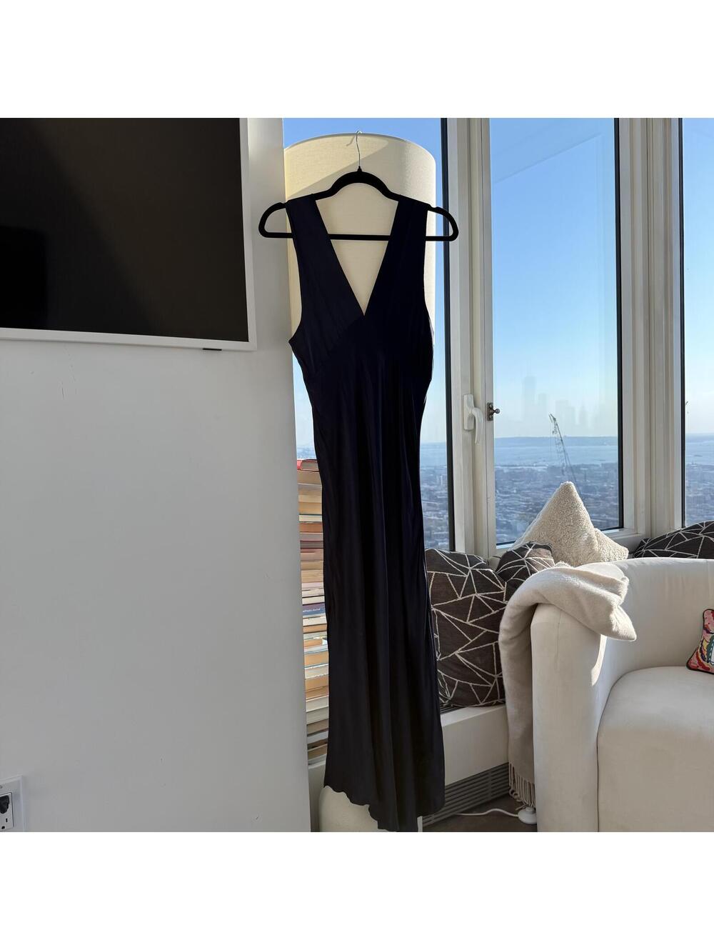 Rails Monique Satin Navy Dress - Picture 2 of 3